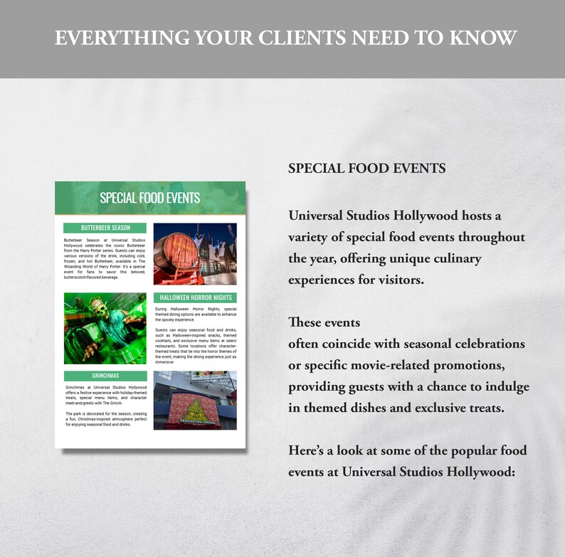 Universal Studios Hollywood Dining Guide