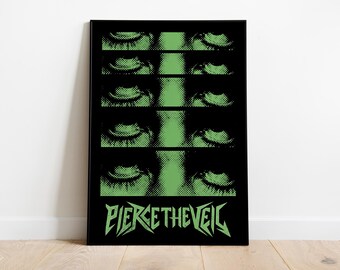 Pierce The Veil Green Eye Poster | Music Wall Art