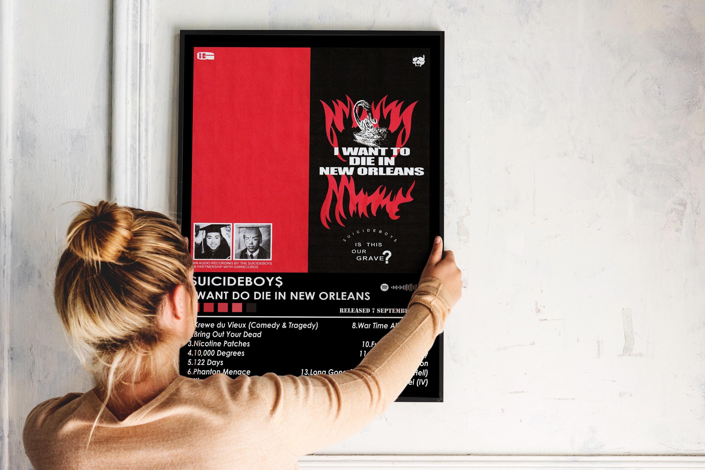 Suicide Boys 'I Want to Die in New Orleans' Poster | Music Album