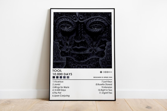 Tool '10,000 Days' Album Art Poster | Matte Music Print - Etsy Canada