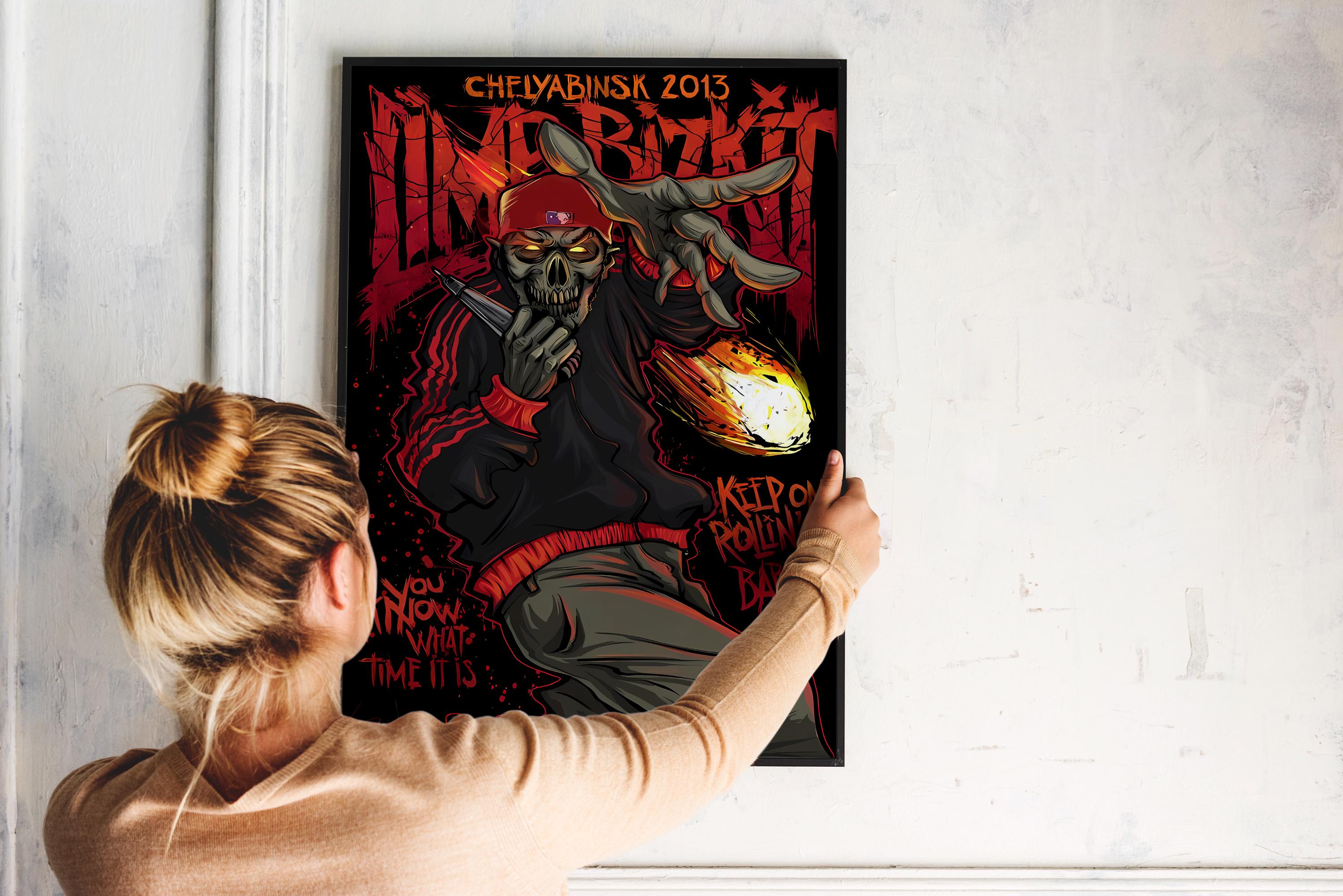 Limp Bizkit Album Cover Art Poster | Matte Music Print - Etsy