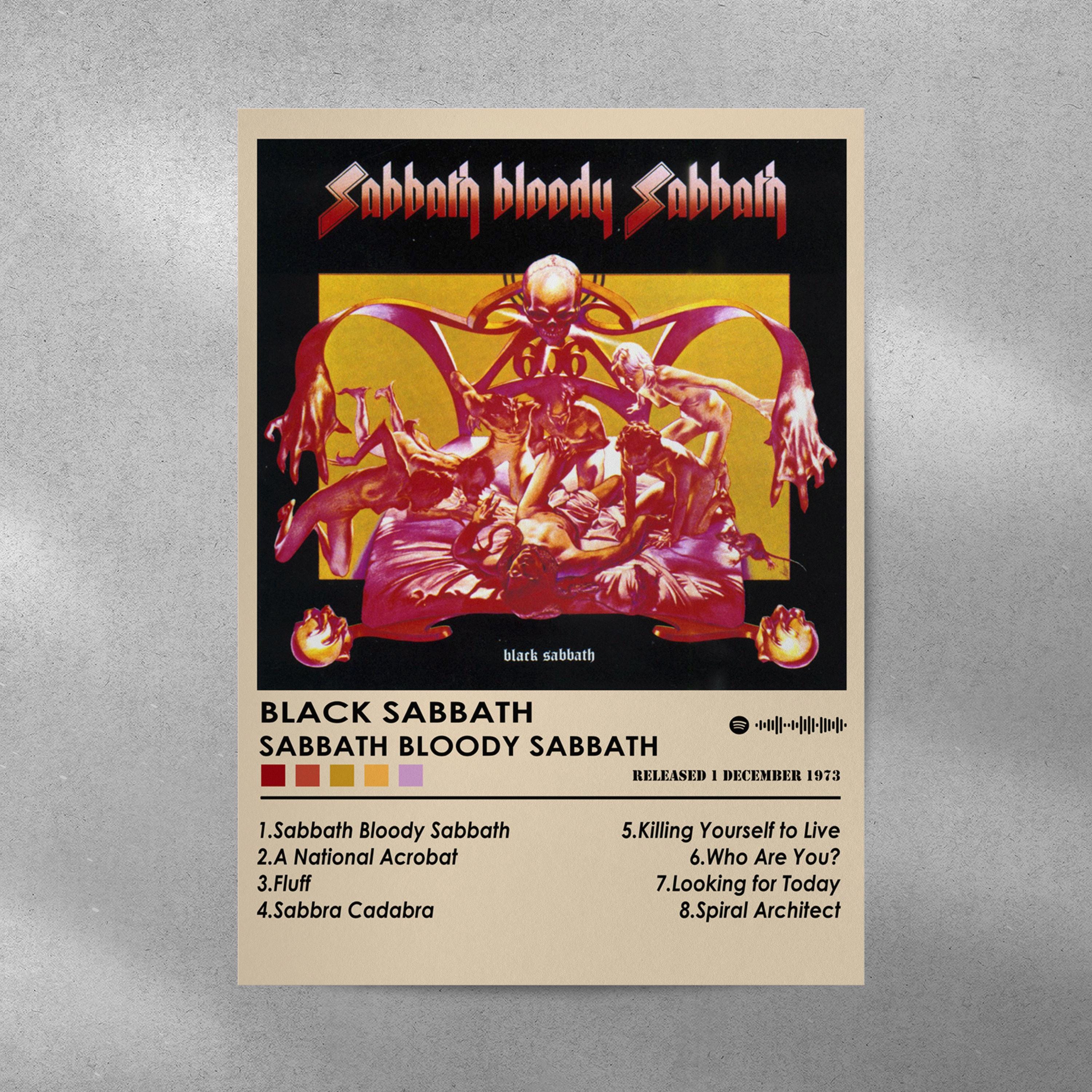 Black Sabbath 'sabbath Bloody Sabbath' Album Poster | Matte Art