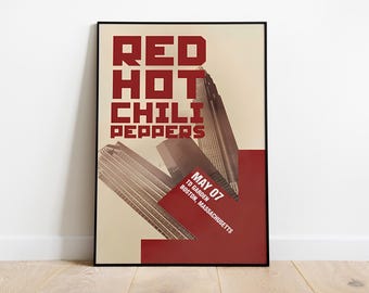 Chad Smith of Red Hot Chili Peppers - Pearl Drums - 1995 Print