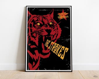 The Strokes Poster Print | Concert Album Music Poster | Album Cover Poster | Wall Decor | Music Gift | Room Decor
