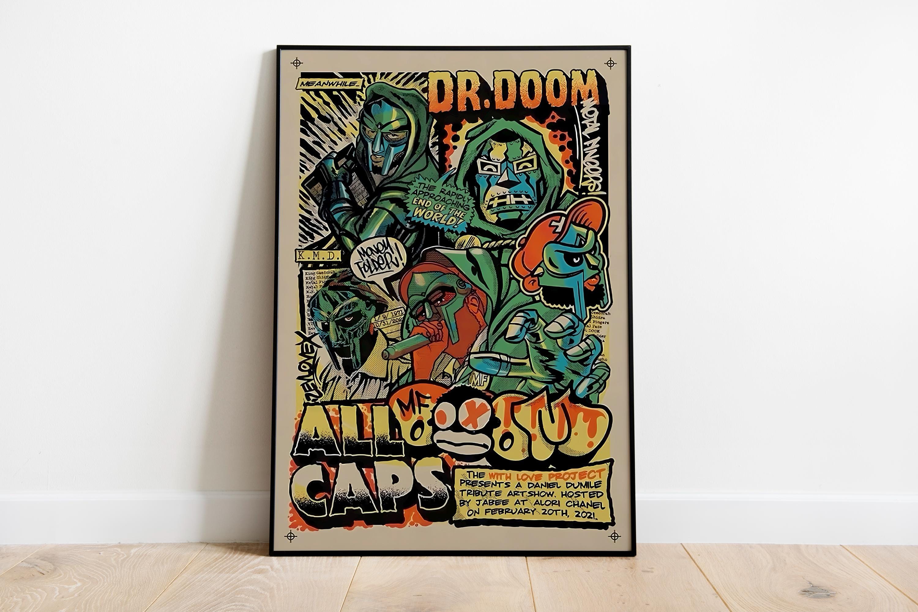 Mf doom poster - Etsy 日本