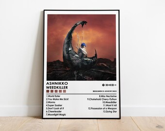 Ashnikko Weedkiller Album Cover Poster | Music Room Wall Decor