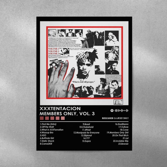 新品未開封 XXXTENTACION Members Only Vol.3 XXXTENTACION XXXTENTACION Presents: Members Only Vol. 3