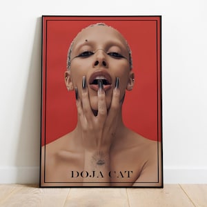 Doja Cat Poster Print |  Music Poster | Album Cover Poster | Wall Decor | Music Gift | Room Decor