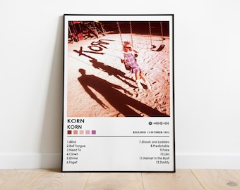 KORN ポスター 新品未開封 フレームなし コレクターズレア 2024 - Etsy