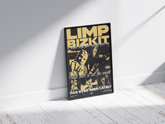 Limp Bizkit Poster Print | Concert Album Music Poster | Album