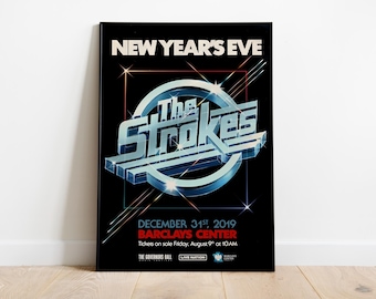 The Strokes Poster Print | New Year's Eve Concert, Barclays Center