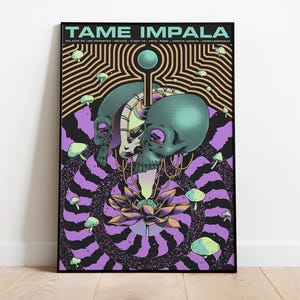Tame Impala Poster Print |  Music Poster | Album Cover Poster | Wall Decor | Music Gift | Room Decor