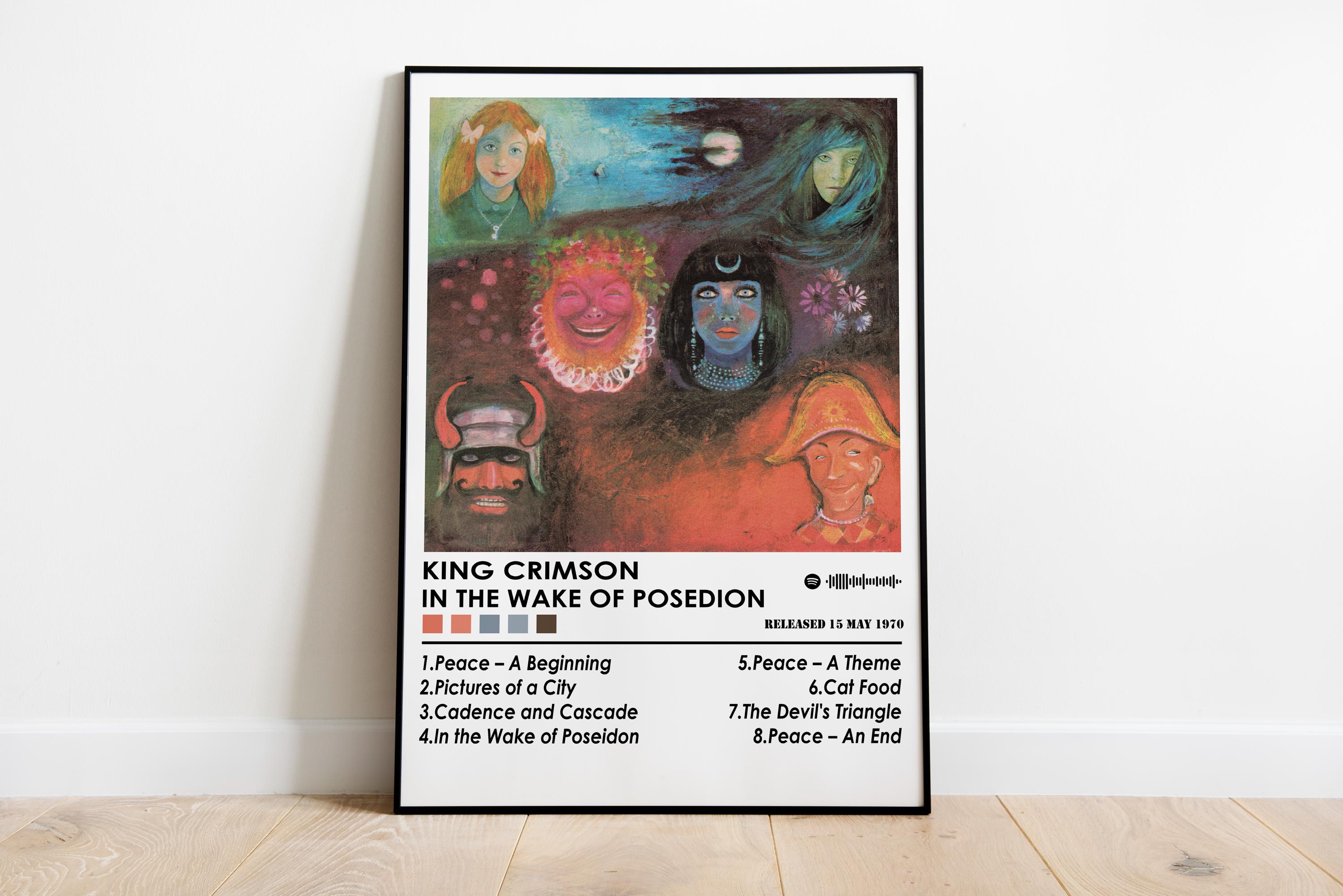 King Crimson 'in the Wake of Poseidon' Album Cover Art Print - Etsy