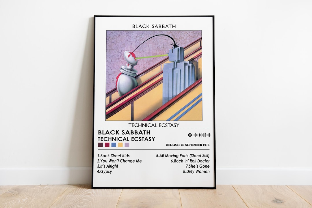 Black Sabbath Technical Ecstasy Album Poster | Music Wall Art - Etsy