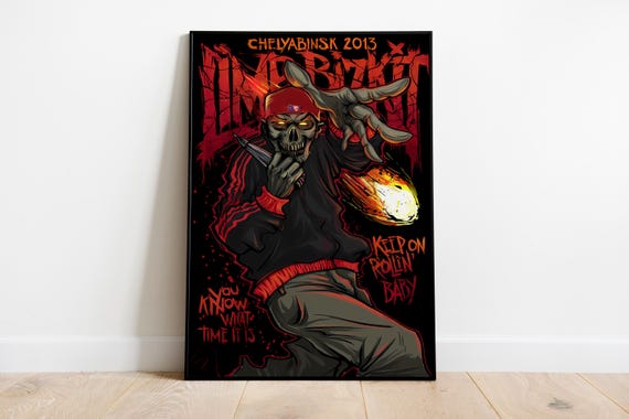 Limp Bizkit Album Cover Art Poster | Matte Music Print - Etsy