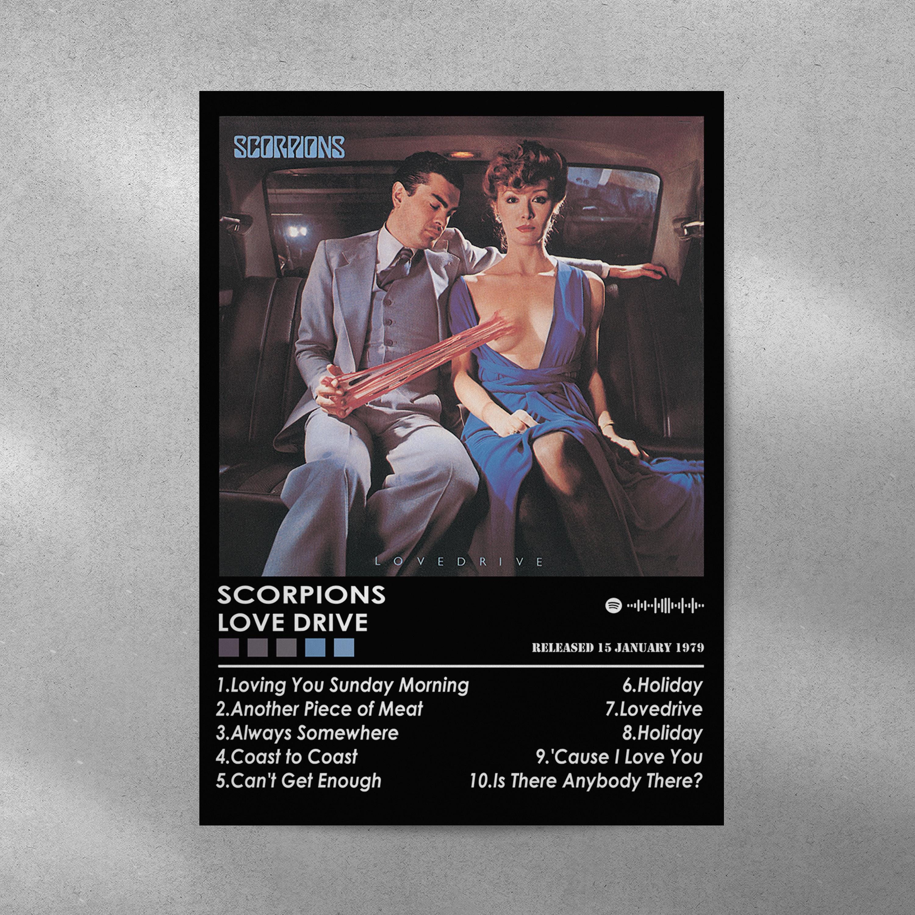 Scorpions Love Drive Album Poster | Matte Music Print - Etsy