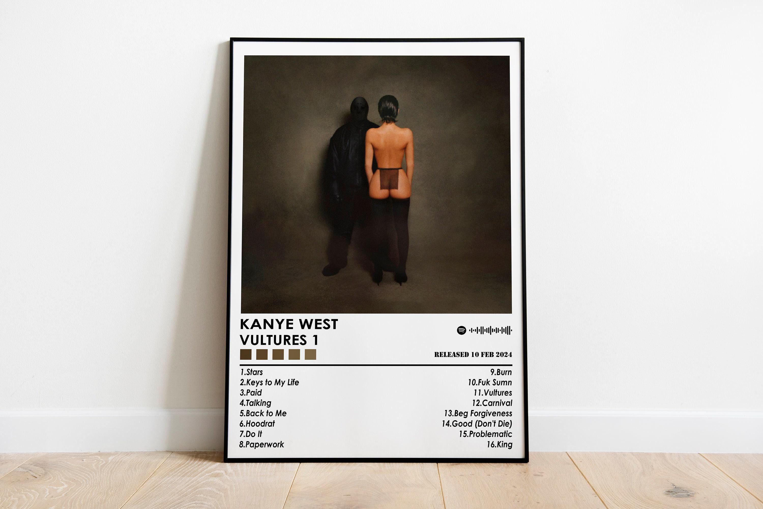 Kanye West Vultures 1 Poster | Album Cover Art Print - Etsy Canada