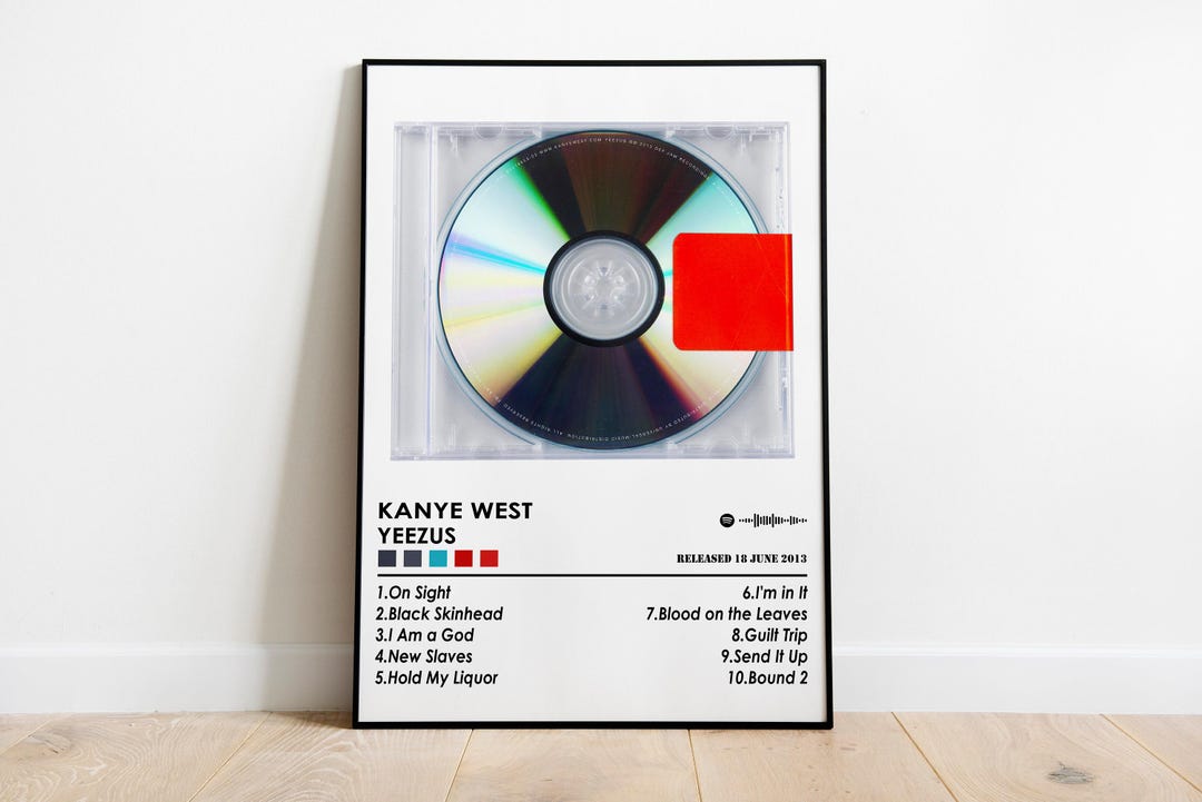 Kanye West Poster Print | Yeezus Poster | Music Poster