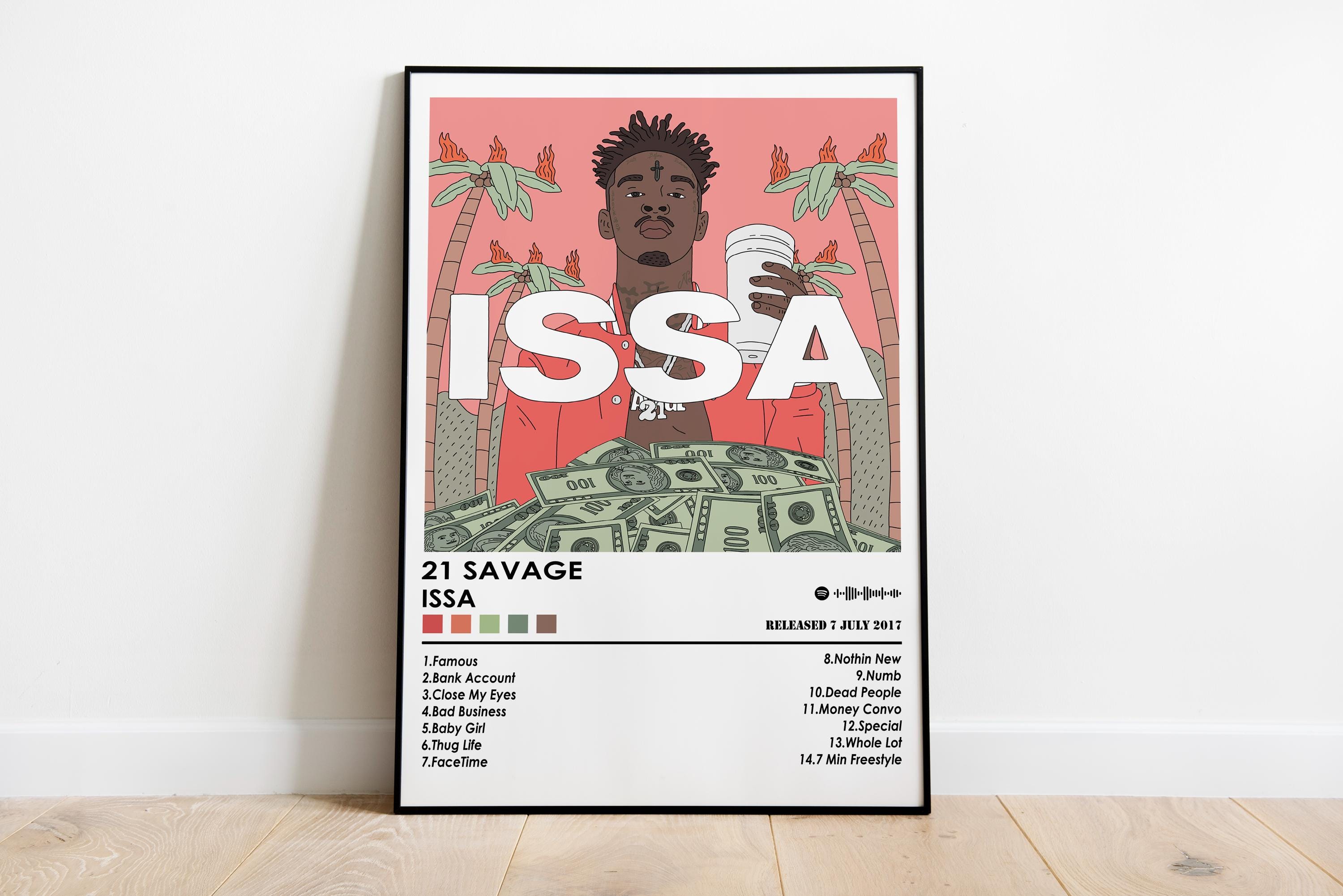 21 Savage ISSA Album Art Poster | Music Room Decor - Etsy Canada