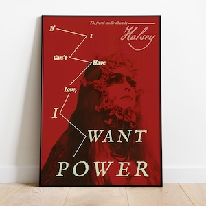 Halsey Poster Print |  Music Poster | Album Cover Poster | Wall Decor | Music Gift | Room Decor