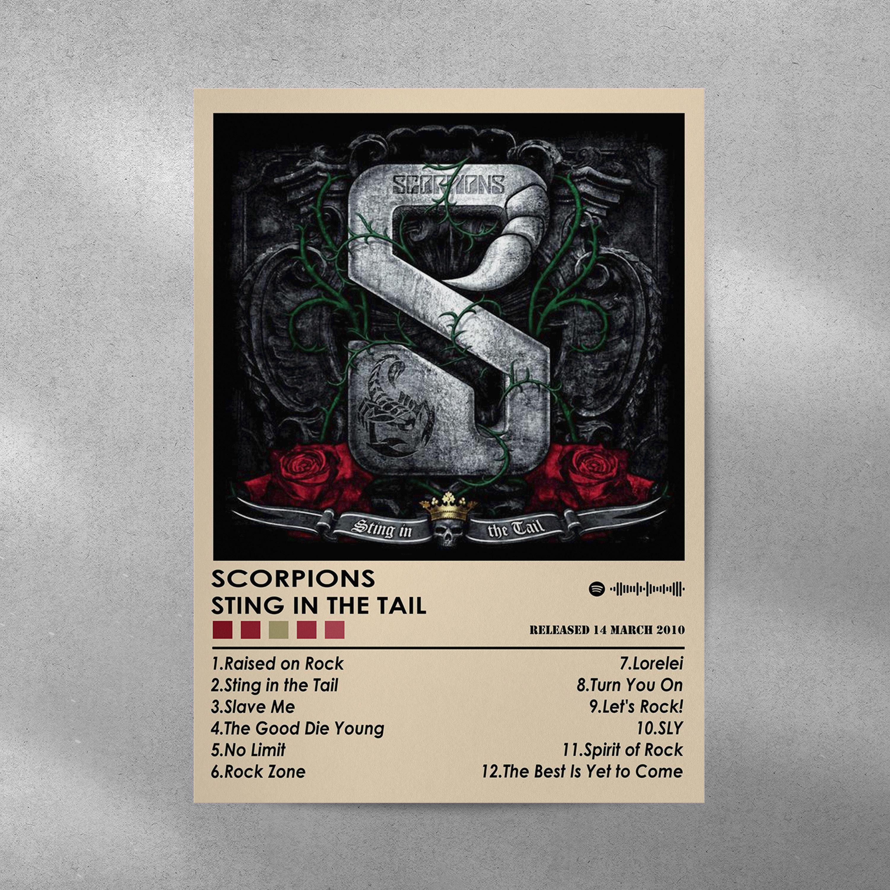 Scorpions Sting in the Tail Album Cover Poster | Music Wall Art - Etsy