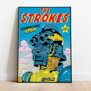 The Strokes Poster Print | The New Abnormal Album Music Poster | Album Cover Poster | Wall Decor | Music Gift | Room Decor