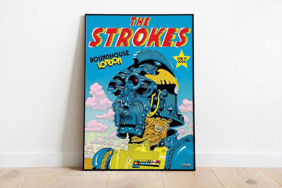 The Strokes 'the New Abnormal' Album Poster | Music Room Decor - Etsy