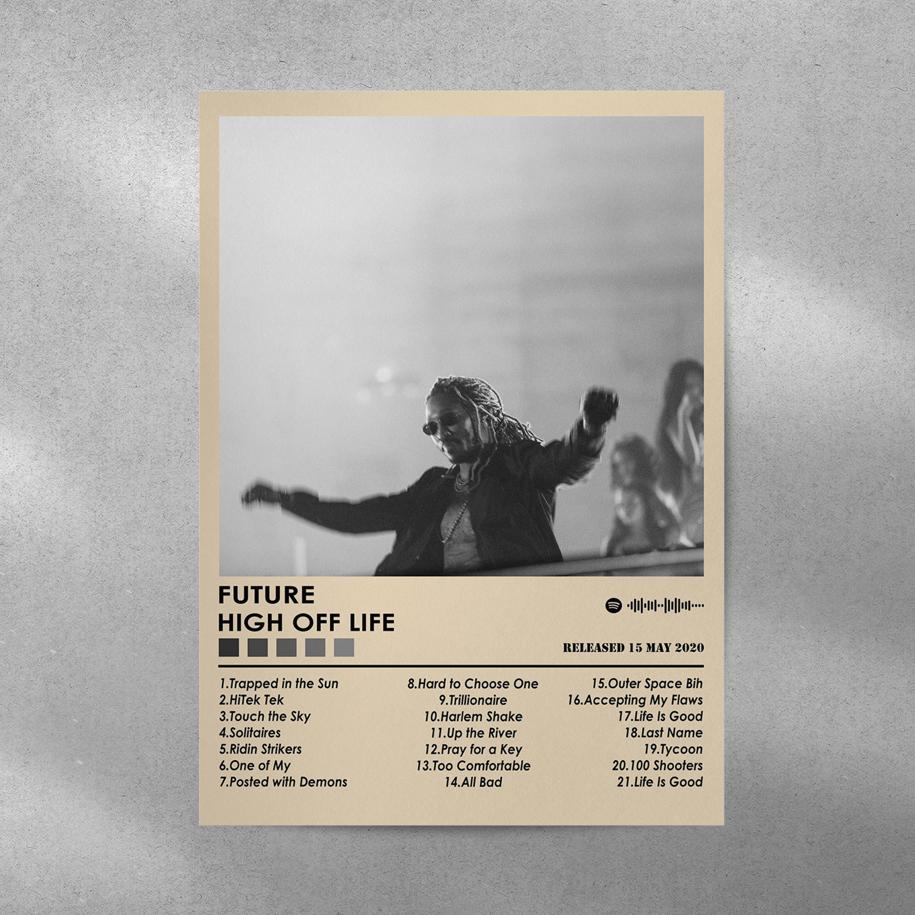 Future High off Life Album Cover Poster | Music Room Decor - Etsy