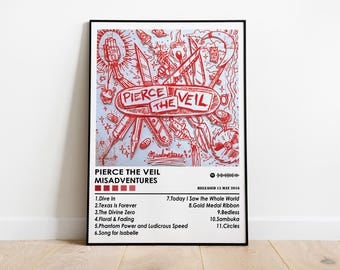 Pierce The Veil 'Misadventures' Album Cover Poster | Music Wall Art