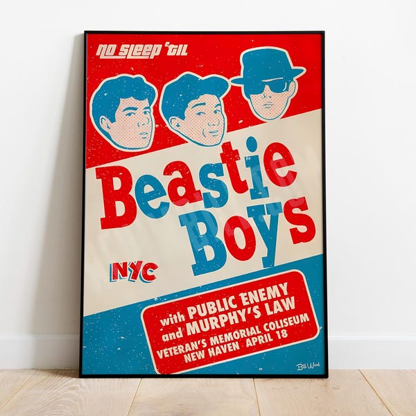 ビースティ・ボーイズのポスター｜ヴィンテージアルバムカバーアートプリント