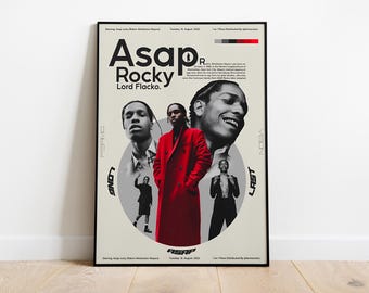 Asap Rocky Poster Print | Album Cover, Music Wall Decor