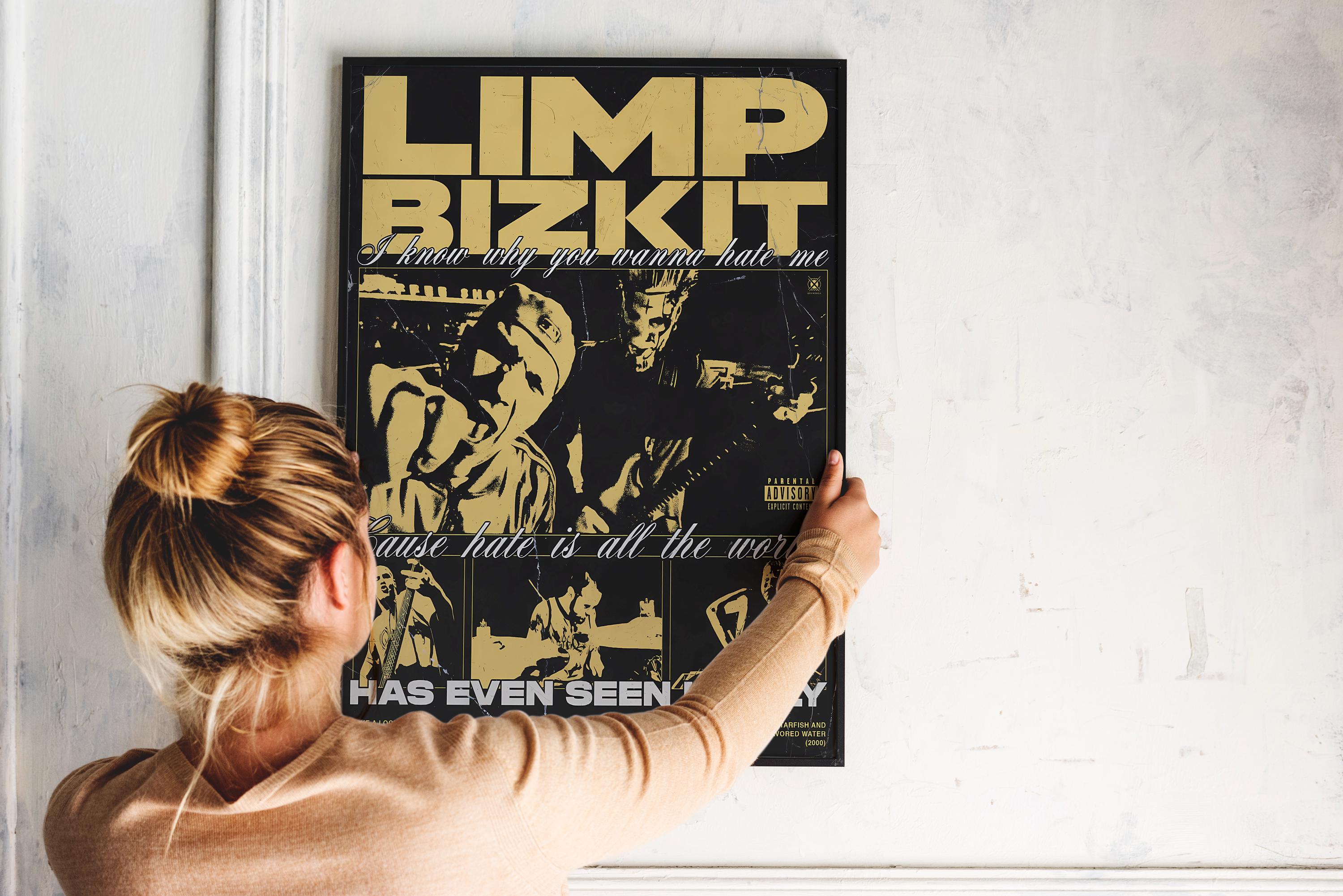 Limp Bizkit Poster Print | Concert Album Music Poster | Album