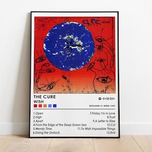 The Cure Kiss Me Kiss Me Poster - Etsy
