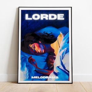 Lorde Poster Print |  Music Poster | Album Cover Poster | Wall Decor | Music Gift | Room Decor