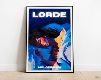 Lorde Melodrama Album Cover Poster | Fine Art Print
