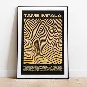 Tame Impala Poster Print |  Music Poster | Album Cover Poster | Wall Decor | Music Gift | Room Decor
