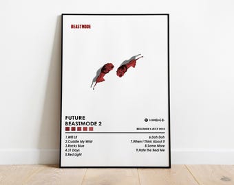 Future Beast Mode 2 Album Cover Poster | Music Wall Art