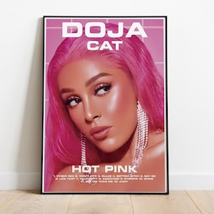 Doja Cat Poster Print |  Music Poster | Album Cover Poster | Wall Decor | Music Gift | Room Decor