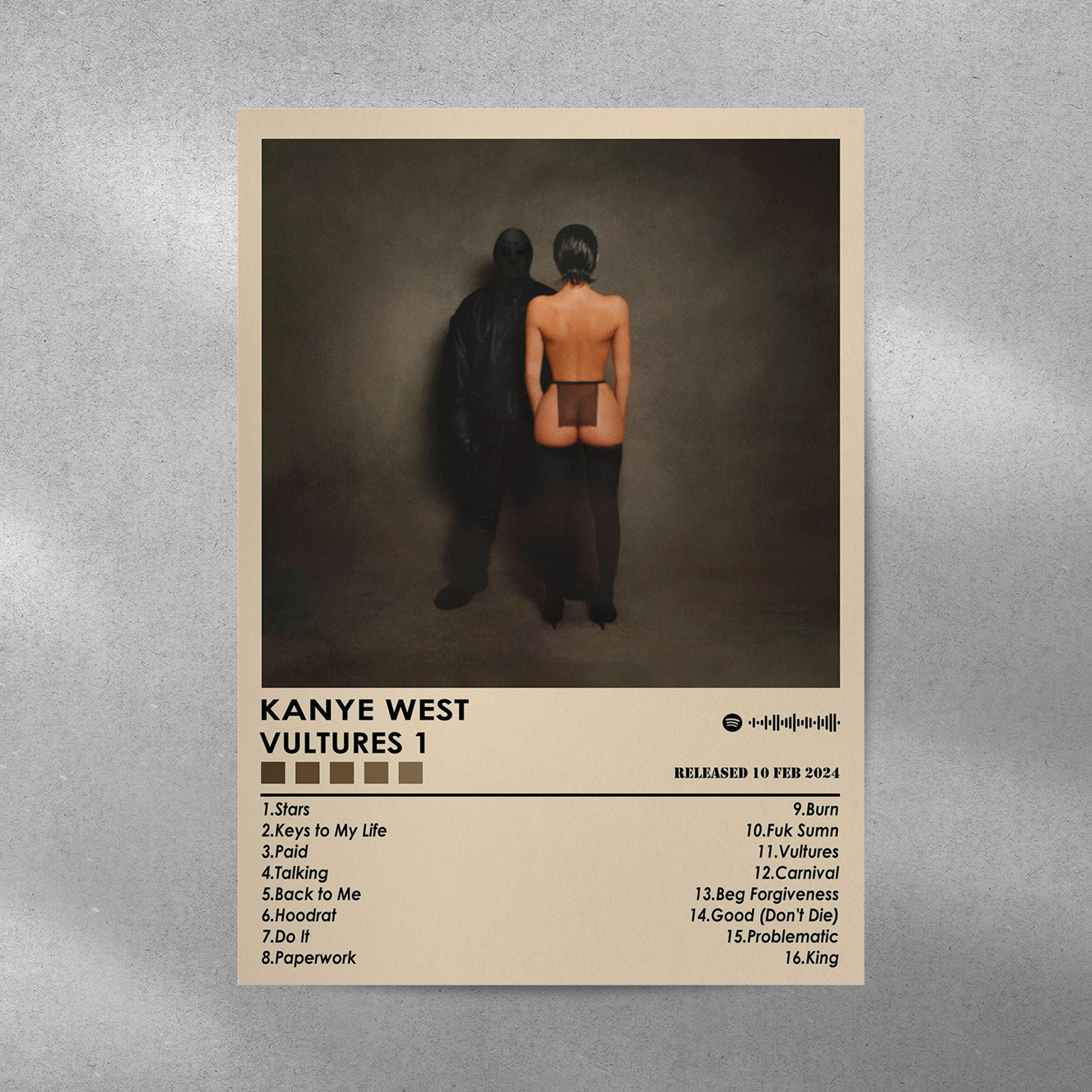 Kanye West Vultures 1 Poster | Album Cover Art Print - Etsy Canada