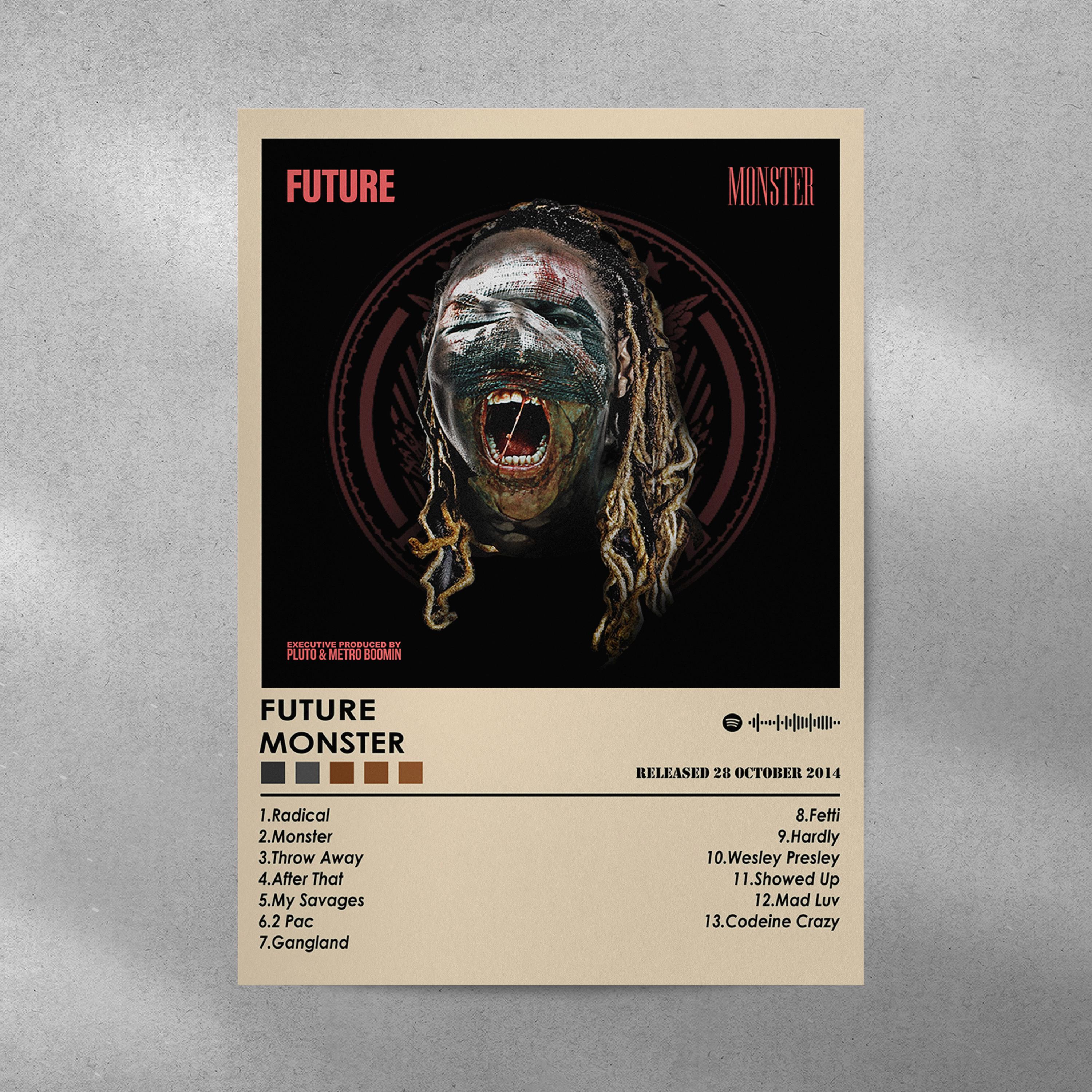 Future 'monster' Album Cover Poster | Matte Art Print - Etsy