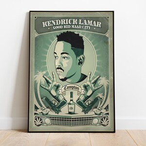 Kendrick Lamar Poster Print | Music Poster | Album Cover Poster | Wall Decor | Music Gift | Room Decor