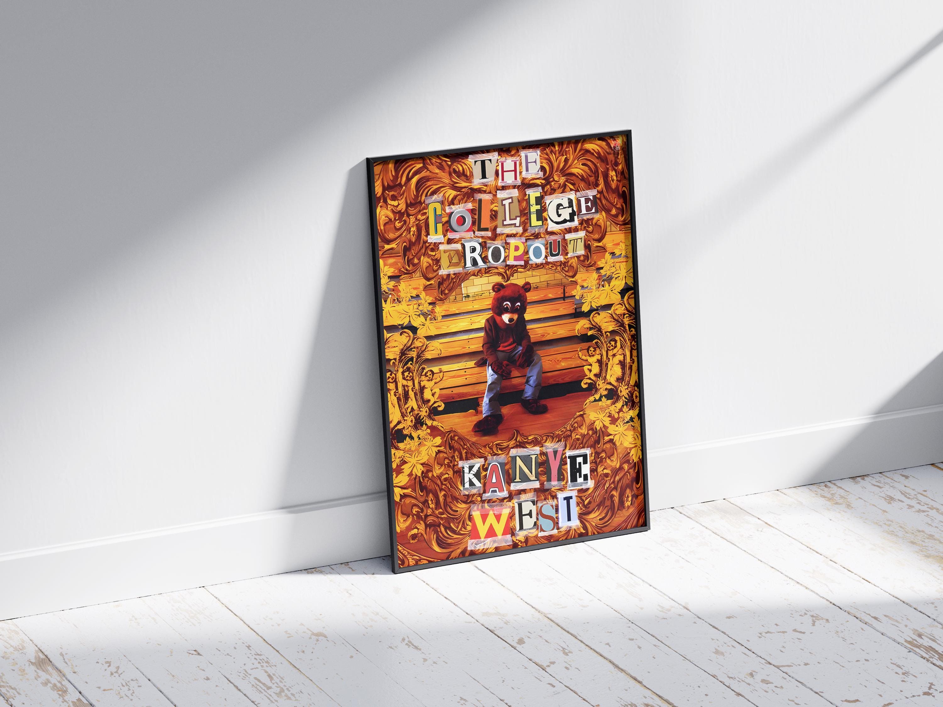 Kanye West 'college Dropout' Album Cover Poster | Music Decor - Etsy