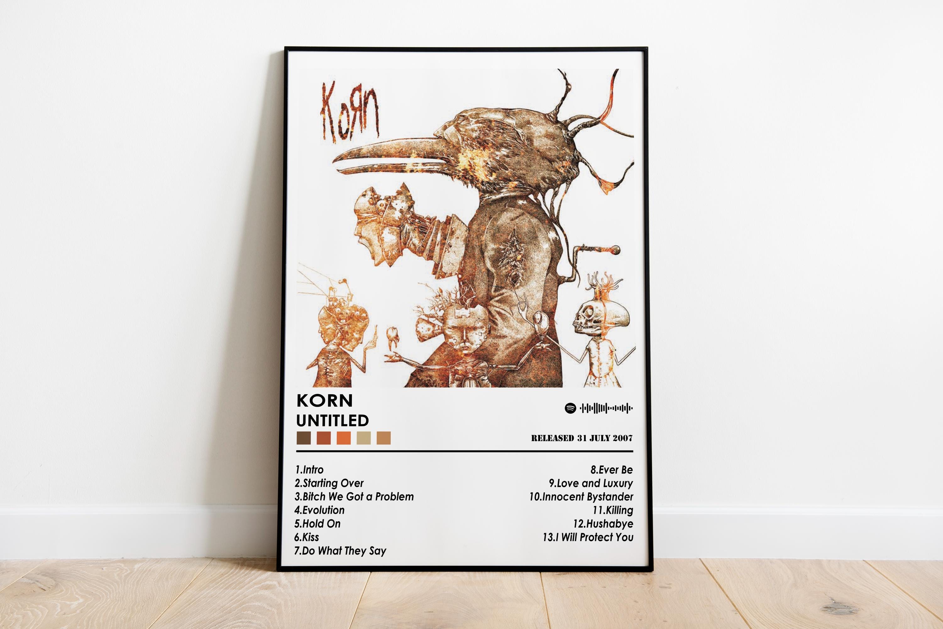 Korn Untitled Album Cover Poster | Matte Finish - Etsy