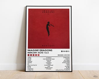 Imagine Dragons 'Mercury' Album Cover Poster | Matte Music Print