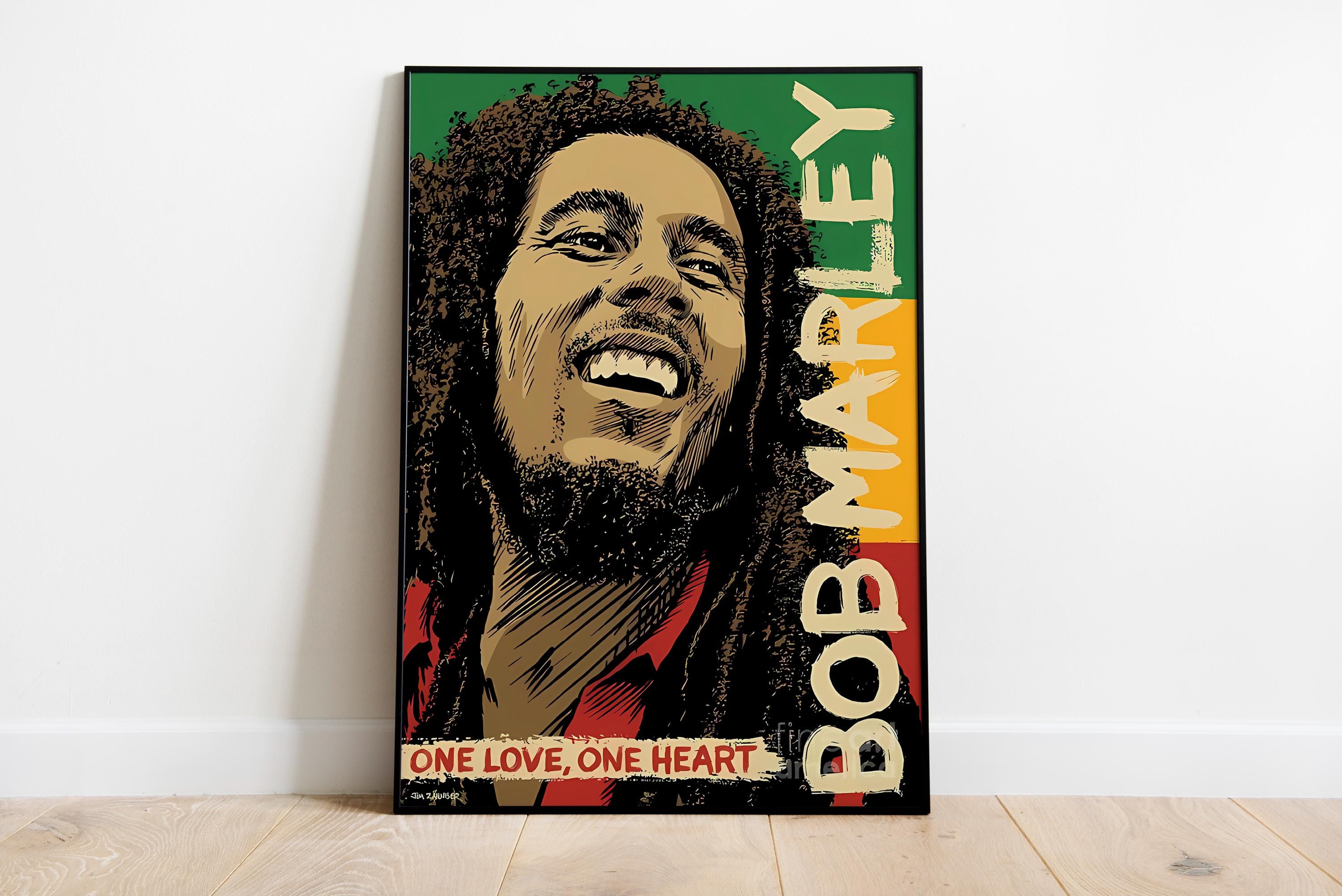 ボブ・マーリーのアートプリント｜音楽室の壁飾り - Etsy 日本