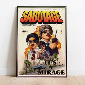 Sabotage Beastie Boys Print - Etsy