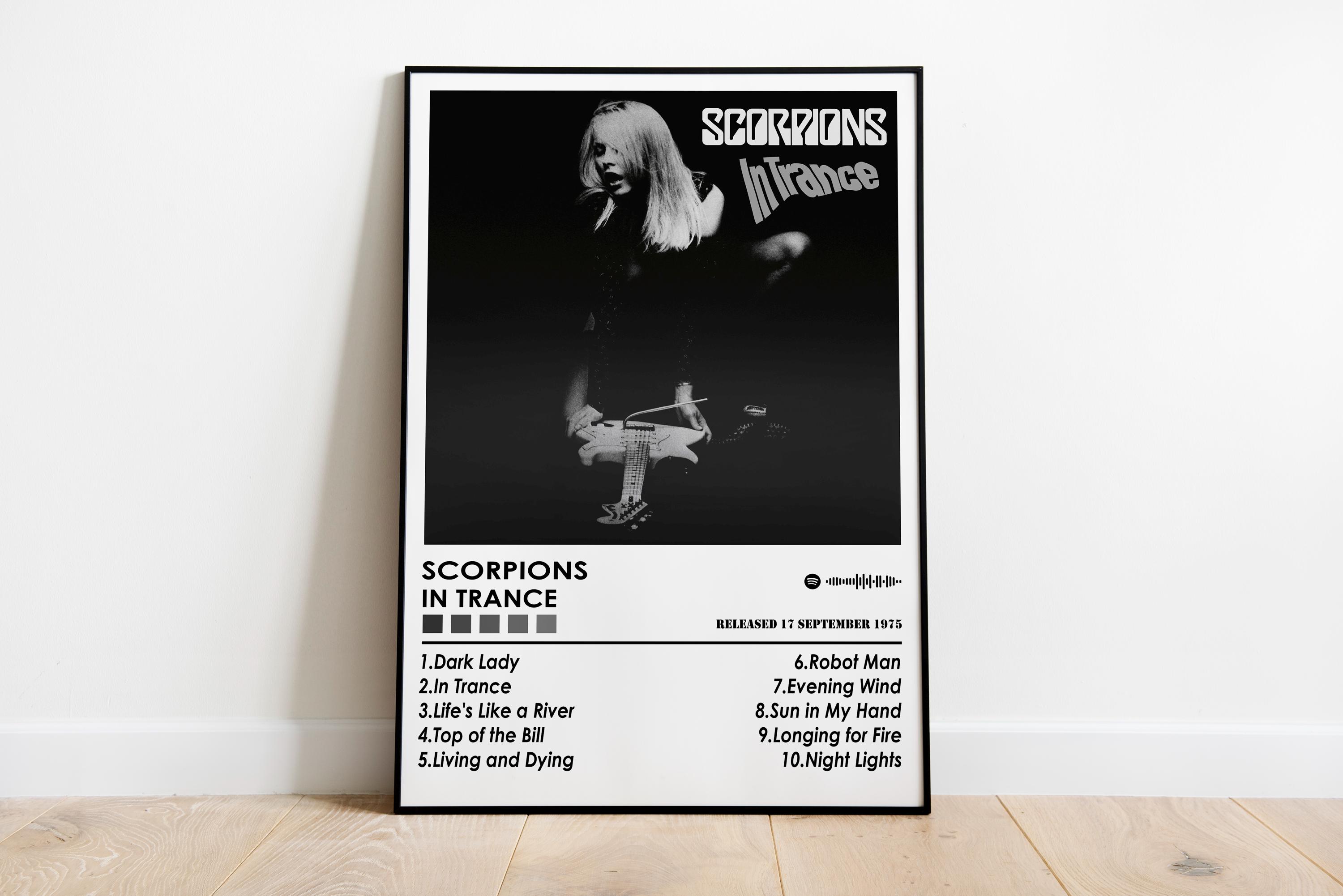 Scorpions 'in Trance' Album Cover Poster | Music Room Decor - Etsy