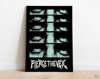 Pierce The Veil Poster Print |  Music Poster | Album Cover Poster | Wall Decor | Music Gift | Room Decor