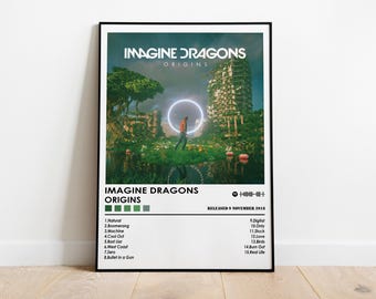 Imagine Dragons Origins Album Cover Poster | Music Wall Art
