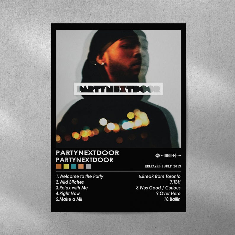 Partynextdoor Poster Print Party Next Door Album Poster Music partynextdoor-poster-print-party-next-door-album-poster-music
